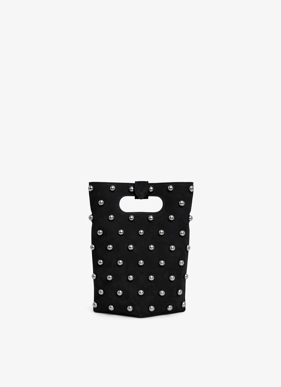 FOLDED SMALL BAG IN CALFSKIN ALAÏA BLACK FOLDED SMALL BAG IN CALFSKIN